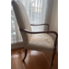 Image 2 : Queen Anne Style Vintage Upholstered Arm Chair 27x32x33