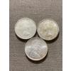 Image 5 : Three Canadian Voyageur Dollars 23.33 g Silver (.800)