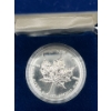 Image 2 : 1994 Canadian Maple Leaf Silver Dollar 1 Troy oz 99.99% Silver	