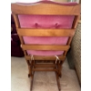 Image 3 : Vintage Velvet Upholstered Rocking Chair 