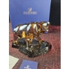 Image 4 : Swarovski Crystal Grizzly Bear Figurine on Marble Base