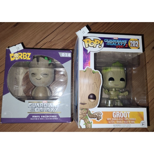 Groot and Dorbz Vinyl Collectibles