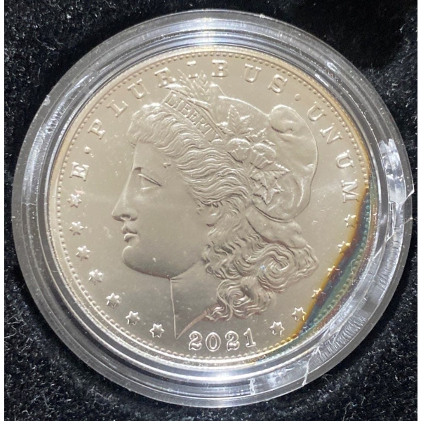 2021 Morgan Silver Dollar 99.99% Silver 26.73 Grams