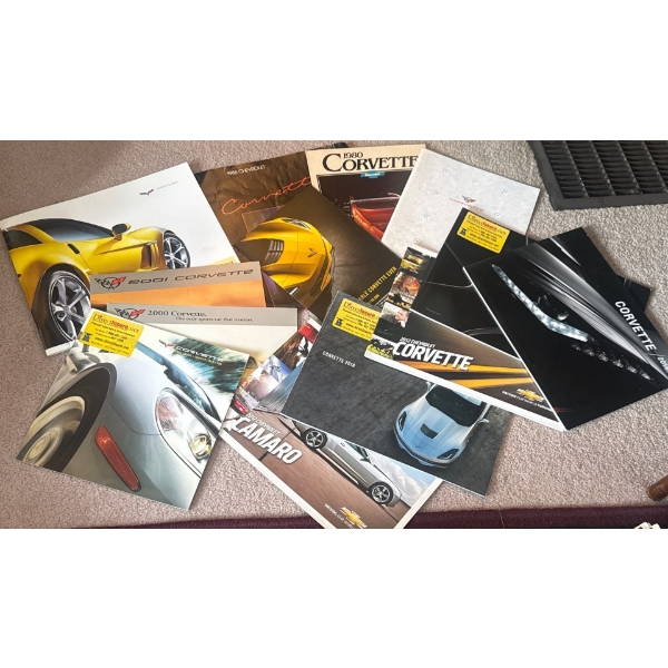 Assorted Automotive Brochures - Corvette Camero & More