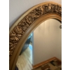 Image 5 : Vintage Side Table (31L, 28T) w/ Gold Trimmed Mirror 
