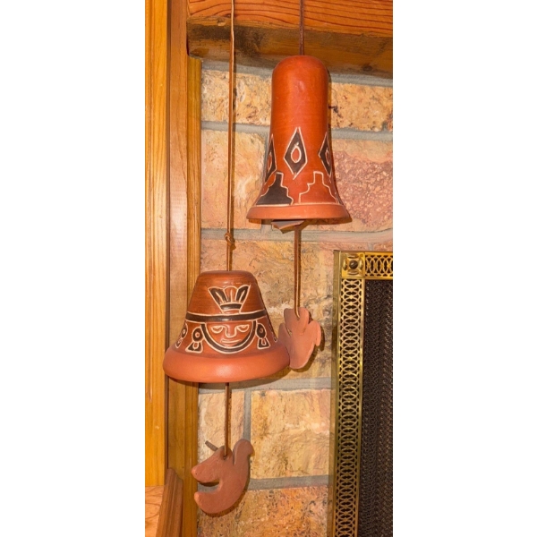 Maritime Clay Made Ding Dong Wind Chime Decorative Doorbell  -Healing Melodies