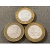 Image 1 : Seven Limited Edition $10 Gaming Tokens Featuring .999 Fine Silver Inserts