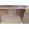 Image 3 : Wooden TV Cabinet 46 W, 23 D, 30 T and Artificial Plants- Largest Pot: 11" Diameter, 9 T 