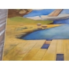 Image 4 : Surrealist Painting " The Last Apple" Signed by Artist ( 24"W x 36"H) on Canvas