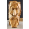 Image 11 : "Little Cowboy" and "Prairie Girl" by Vel Miller, Carved Wooden Head Sculpture and Wooden Level