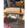 Image 1 : Singer Sewing Desk and Machine