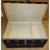 Image 2 : Large Blue Steamer Trunk w/ insert