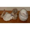 Image 4 : Lladro 1997 Limited Edition Collectors Egg 4.5T w/ Casades Spain Ballerina 