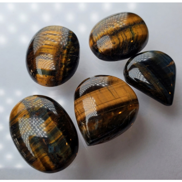  Tigereye Set (107.7 ct total, 21×17×7 mm)
