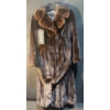 Image 1 : Brown Mink Fur Coat with Embroidered Lining