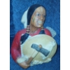 Image 2 : 3 Hand Painted Wall Plaques with Nature and Portrait Themes