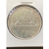 Image 1 : 1962 Canada Silver Dollar with Canoe Design
