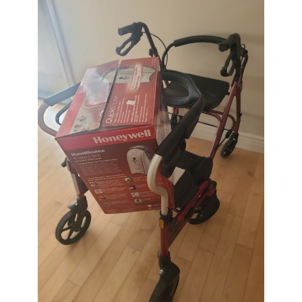 Two Medical Assist Walkers, Honeywell Humidifier Model HWN450NCD1