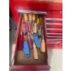 Image 5 : Large Red Double Tool Box Full Of Shop Tools  Wrenches, Screwdrivers, & More