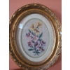 Image 2 : Pair of Framed Needlepoint Flowers 10 X 12