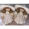 Image 2 : Ceramic Geymill Dolls w/ Lace Victorian Hand Fan & More 9T