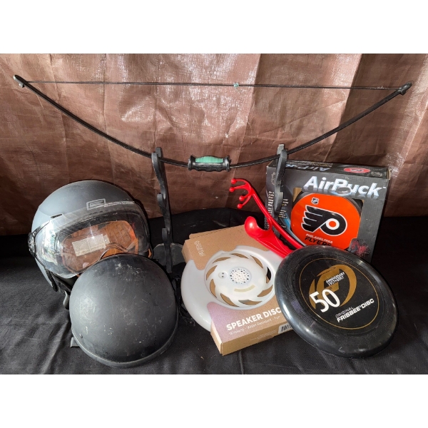 Activity Pack For The Outdoorsie Type - Archery Bow Motor X Helmets Speaker Frisbie 