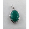 Image 2 : Silver Emerald gemstone Pendant 2.5 ct Certified  ($10,881 Appraisal)