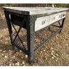 Image 4 : Duramax 3 Drawer Rolling Industrial Workbench W/Wooden Top  72x24"