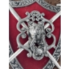Image 3 : Crest & Swords With Lion Door Knocker