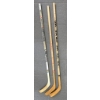 Image 1 : Four Vintage Wooden Hockey Sticks