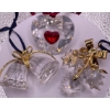 Image 1 : Swarovski Crystal Christmas Ornaments Bells, Mistletoe and Heart 