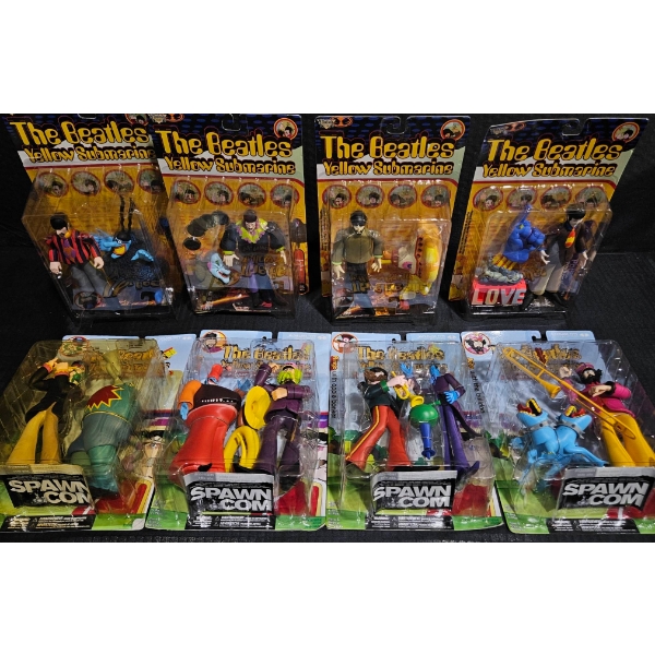 McFarlane Toys The Beatles Yellow Submarine & Sgt. Pepper's Action Figures Set