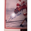 Image 2 : Gordie Howe "Mr. Hockey" Red Wings #9, H.O.F. 1972 Signed Photo 15 X 13, Framed Under Glass