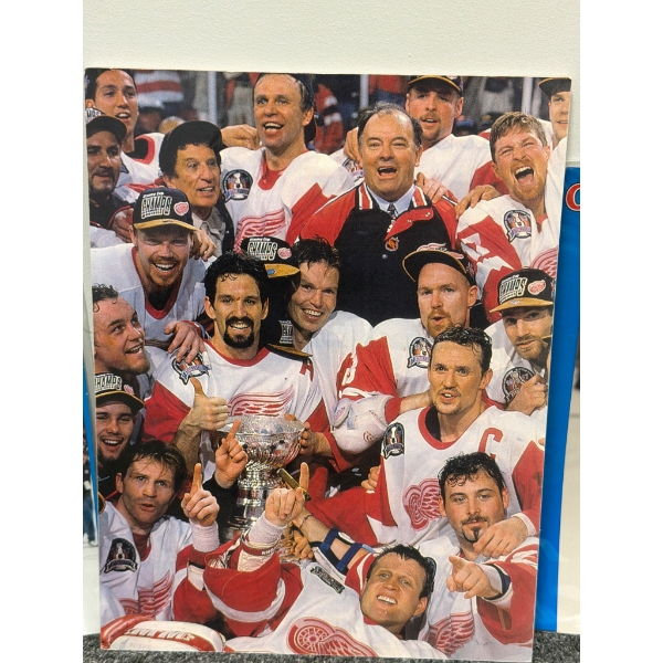 Detroit Red Wings Stanley Cup Photographs, Set of Three