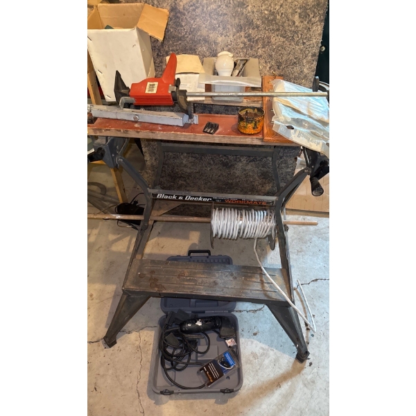 Black & Decker Deluxe Dual Height Workmate 79--005-04 Type 2w/ Tools Incl. Dremel & More 