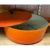 Image 3 : Le Creuset Orange Pot, Some Damage 