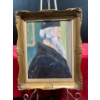 Image 1 : Signed "Father Sarafin in Parazus Greece" Original Portrait 13Wx18H