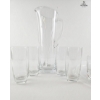 Image 3 : Drinkware Set Includes A Glass Pitcher And Multiple Matching Tumblers Tumblers, & "Spirale" serving.