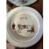 Image 6 : Vintage tea set in the Giengarry Thistle pattern produced by EB Foley. One large serving plate, Six 
