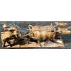 Image 3 : Hand Carved Wooden Sculpture of Farmers & Oxen