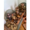 Image 1 : Brassware Candle Holders, Bowls, and Teapots 