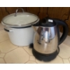 Image 3 : Kitchen Collection - Stainless Steel Appliances Potato Pot w/ Kabob Kit