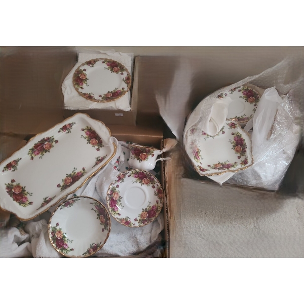 Royal Albert "Old Country Roses" Dishes, Teapot 11 T, Teacups, Serving Platters and More!