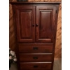 Image 2 : Matching x 2 Dark Oak Cabinets H56" W32" D16"