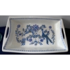 Image 3 : Vintage Pyrex Horizon Blue Casserole Dish w/ Lid Handblown Vase & More