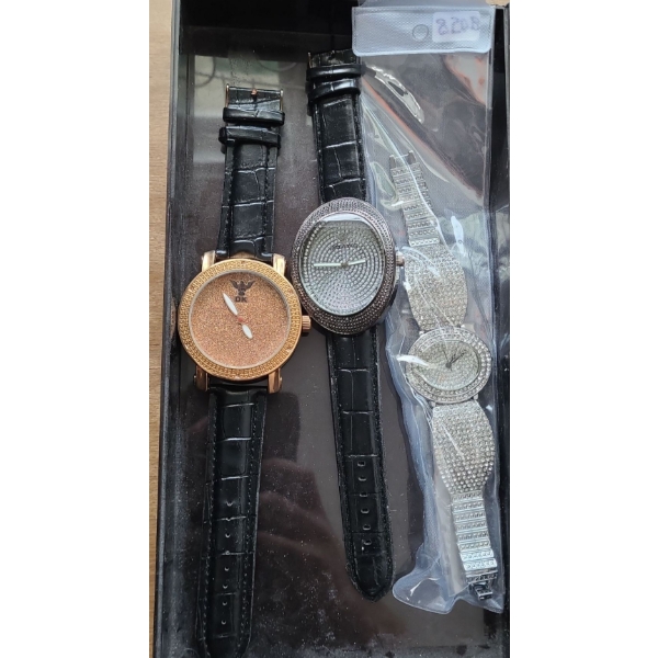 Trio of Diamond King Watches 