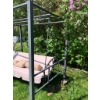 Image 2 : Outdoor Swing With Metal Frame and Cushioned Seating