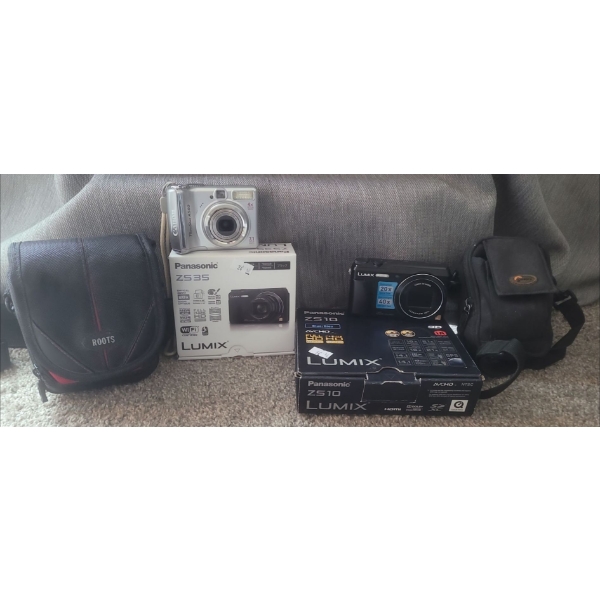Two Panasonic Lumix' Cameras Z510 & ZS35