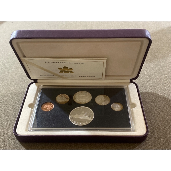 2003 Canada Special Edition Coin Set Commemorating Queen Elizabeth II Coronation