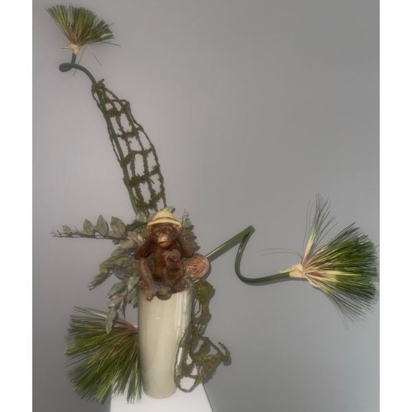 Artificial House Plant - Decorative Monkey Tree - 22T